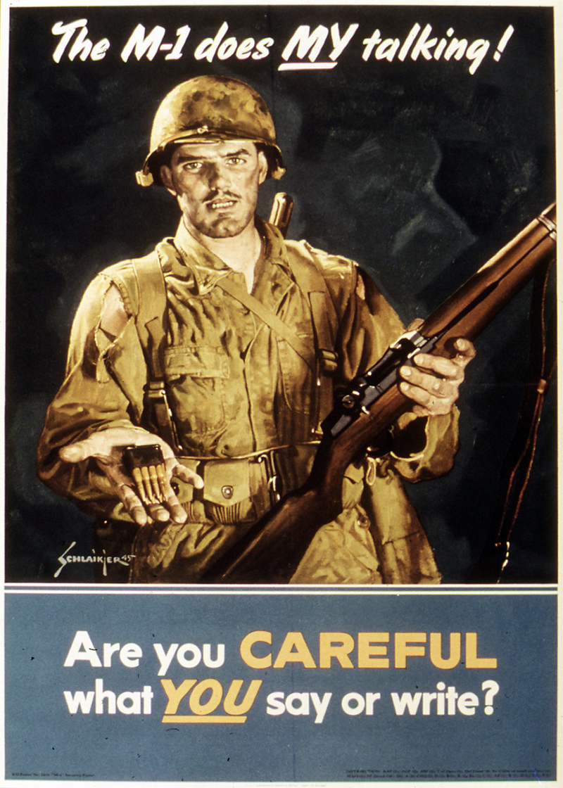 Illustration for article titled The Best Operations Security Propaganda Posters From World War II